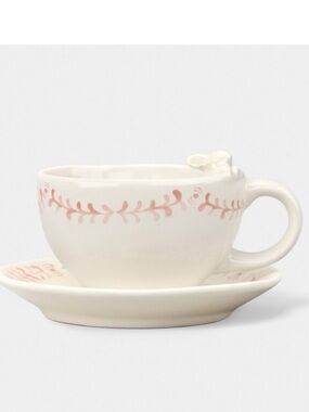 5.63oz Stoneware Easter Bunny
Tea Cup & Saucer Set Pink - Threshold